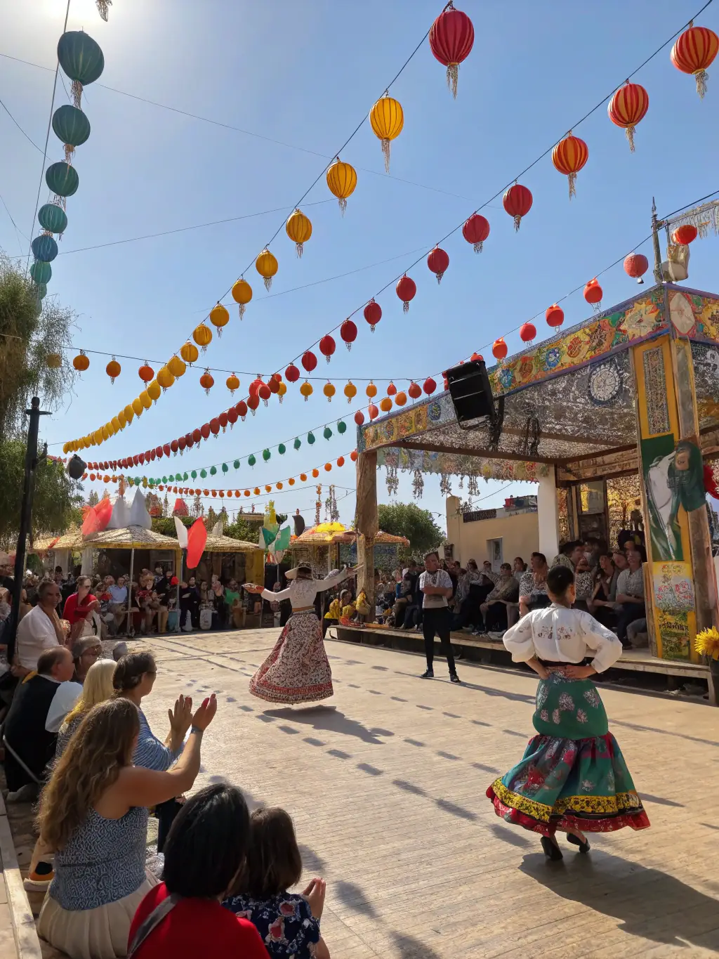 A community event organized by CASHEW PRODUCTION, featuring diverse cultural performances and interactive activities for all ages.